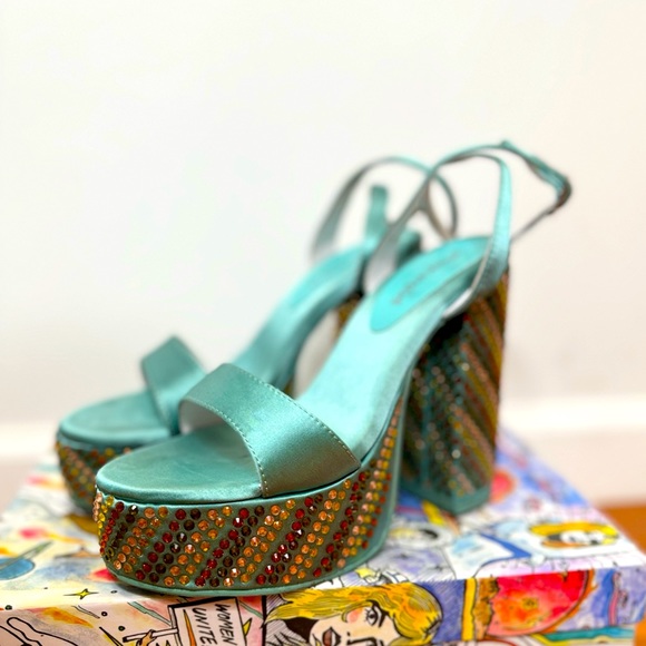 Jeffrey Campbell disco Platform Heels size 6.5 - Picture 1 of 5